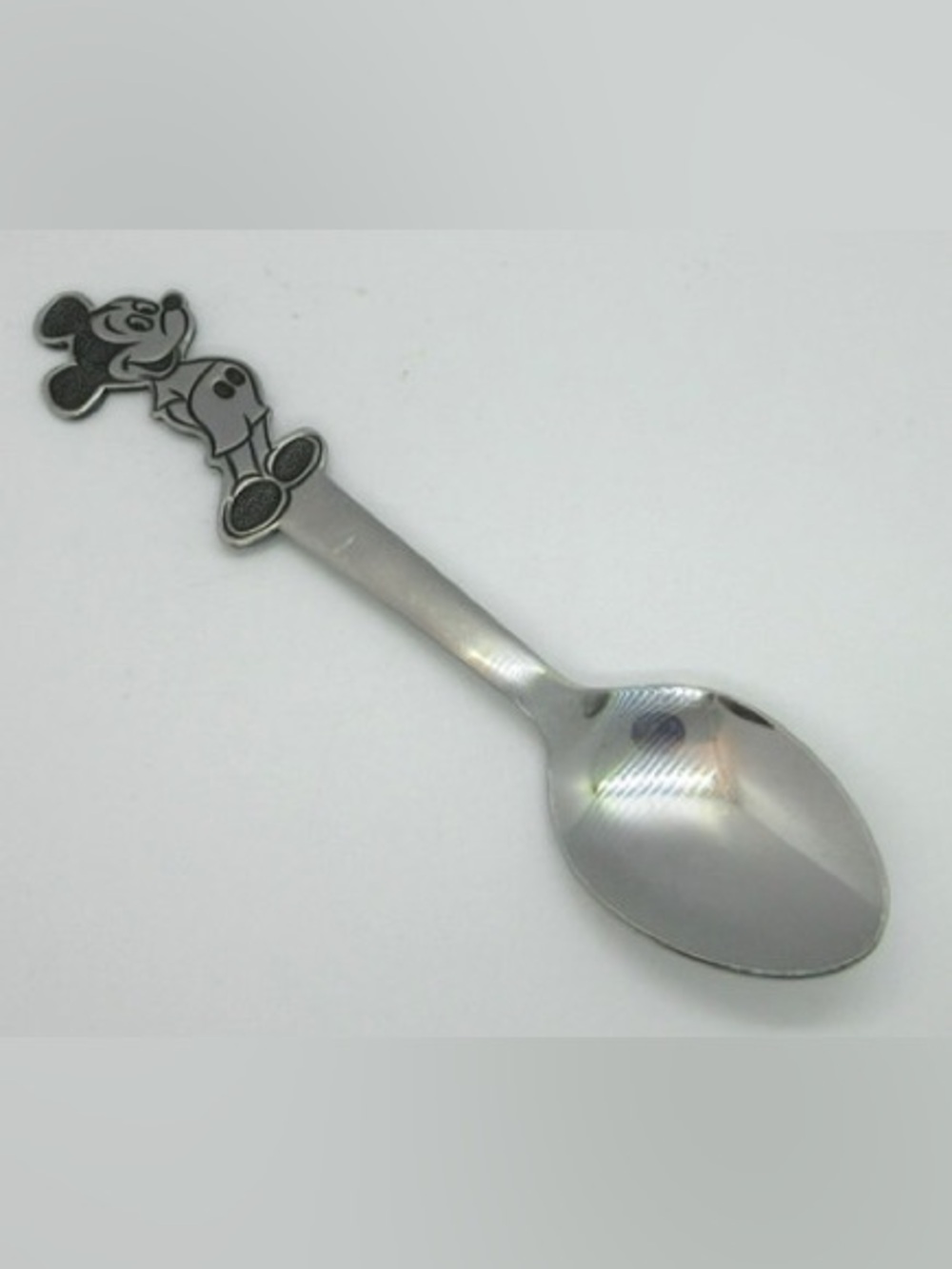 Mickey Mouse Character Stainless Steel Collectible Spoon - Silver